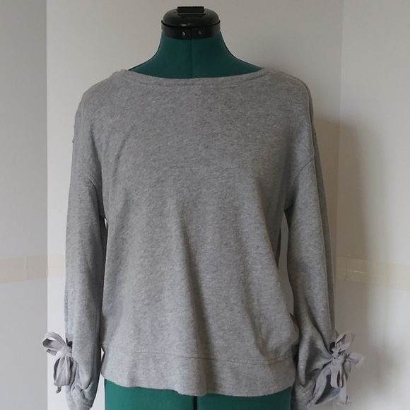 Splendid Gray Madison Ave. Pullover Sweatshirt Light Grey Size X Small - Picture 8 of 8